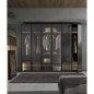 Armario de 6 puertas con vidrio RUGATE y LED YUME 26