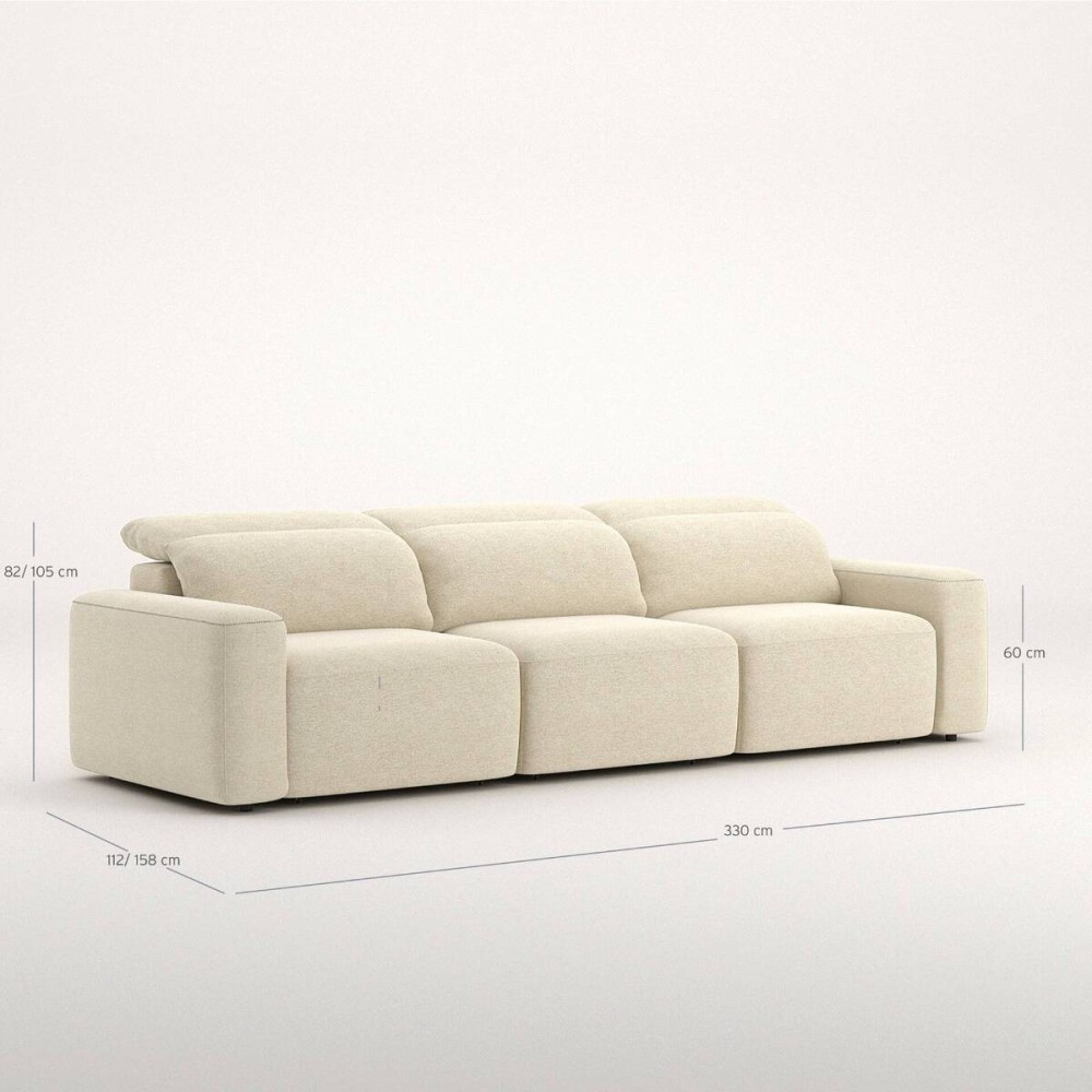 Sofà Marea 3 places lliscant manual de 330 cm
