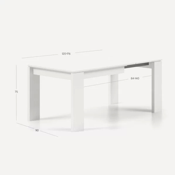 Mesa Latin 120cm extensible