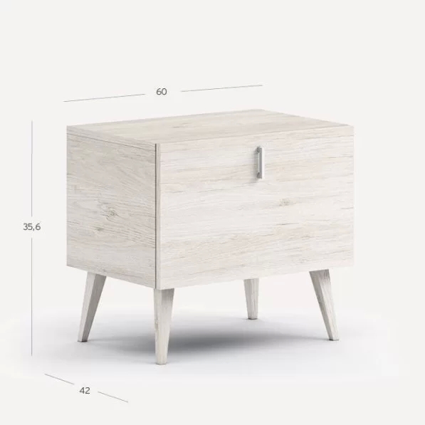 Mesita Nidus 1 cajón 60cm