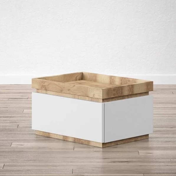 Mesita Doko 1 cajón y bandeja 62cm