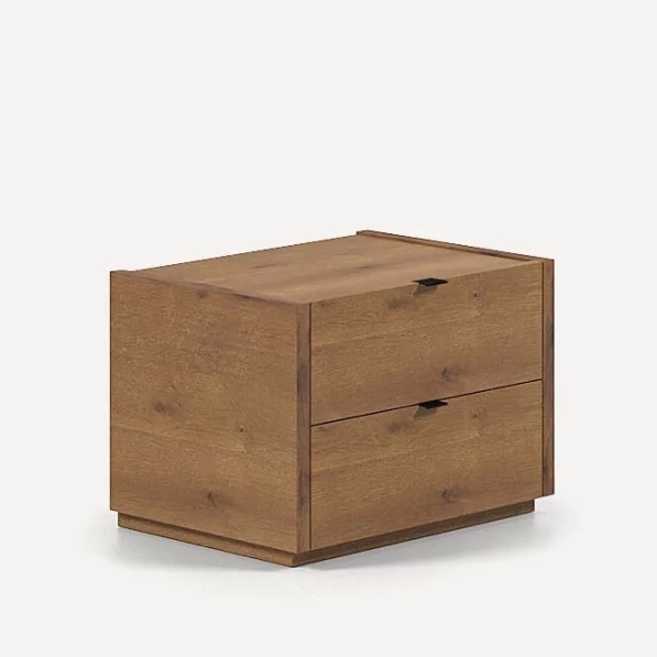 Mesita Saga 2 cajón  62cm