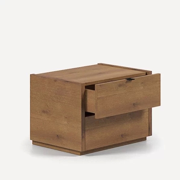 Mesita Saga 2 cajón  62cm