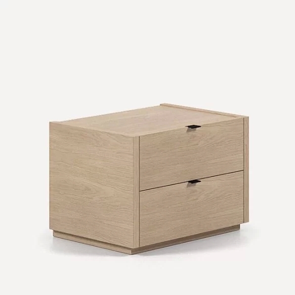 Mesita Saga 2 cajón  62cm