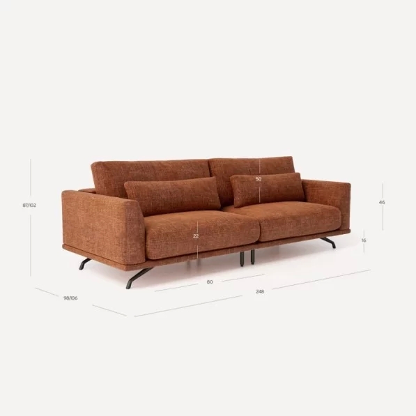 Sofá Koppola 4 plazas