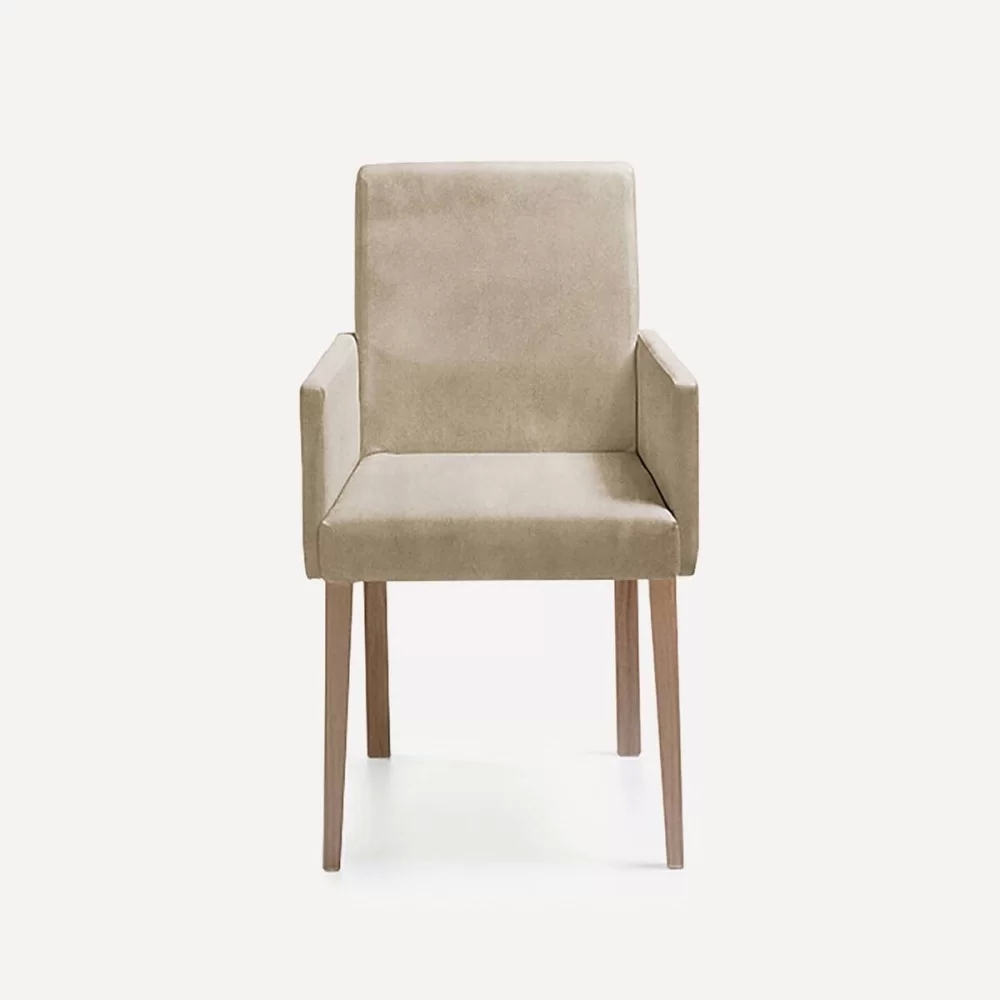 Sillón Aries pata Nogal claro