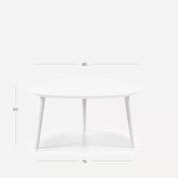 Mesa centro Petra 80cm