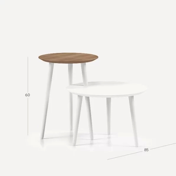 Mesa centro Coma 60cm
