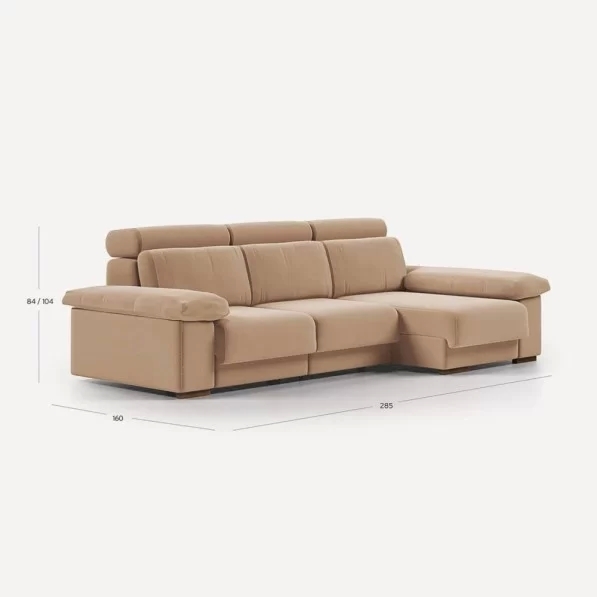 Sofà Vermont chaise longue dre.