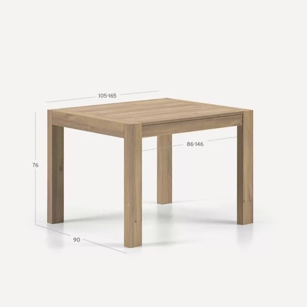 Taula Catania 105cm extensible