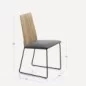 Cadira Mantua Roure Rustic Grey