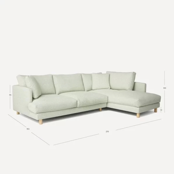 Sofá Baster Chaiselongue der
