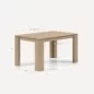 Taula Athos 140cm extensible Taula Athos 140cm extensible