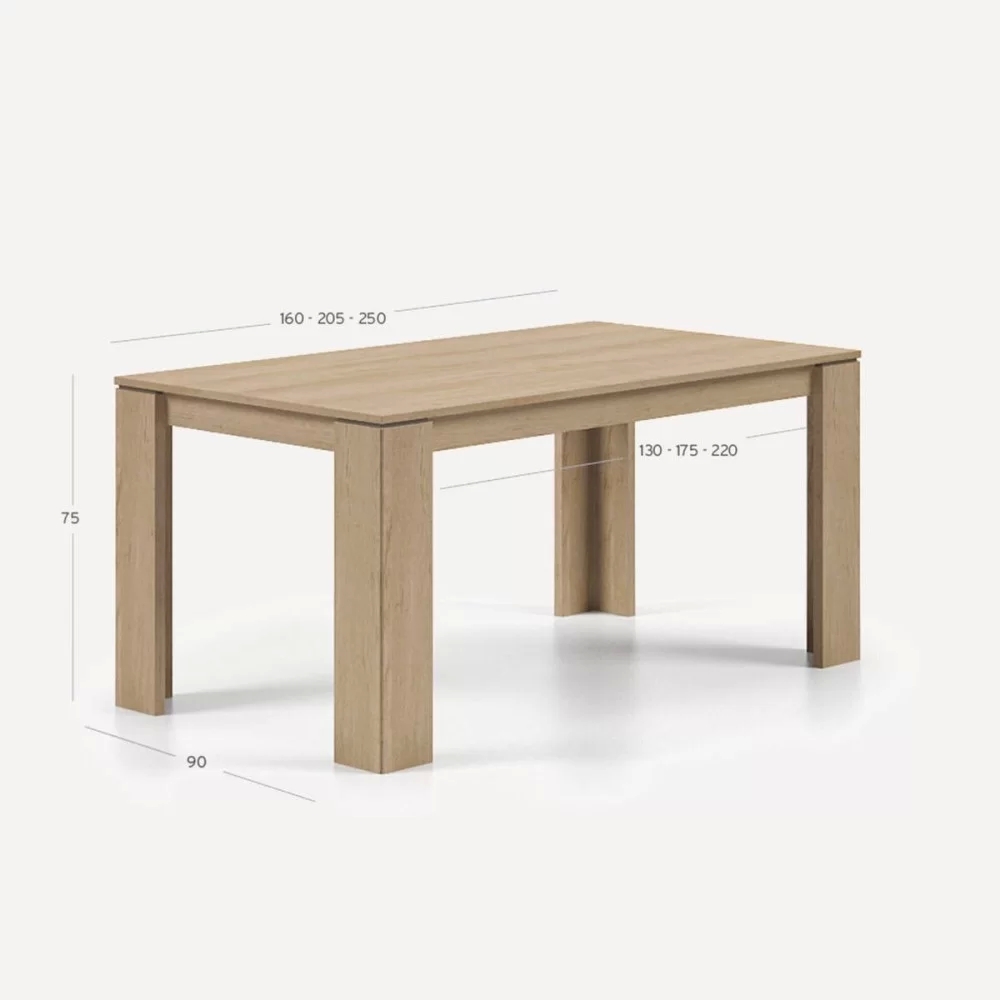 Taula Athos 160cm extensible