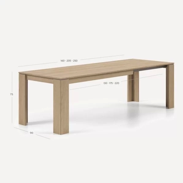 Taula Athos 160cm extensible