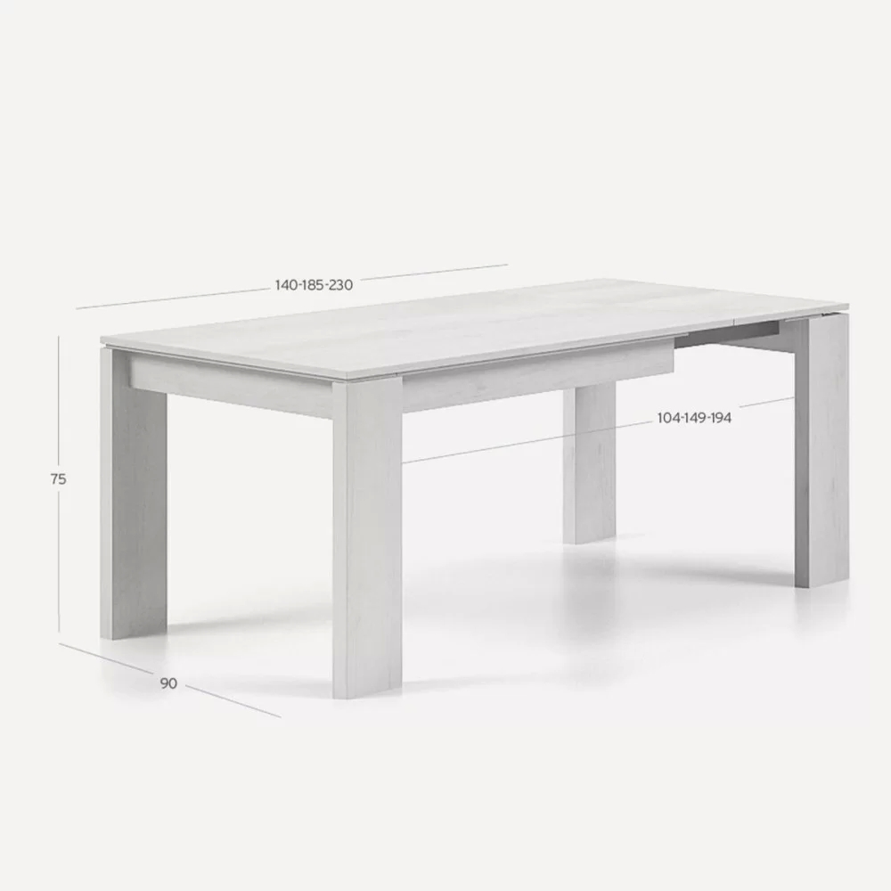 Mesa Latin 140cm extensible