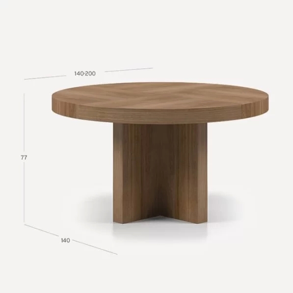 Mesa Ginza 140cm extensible