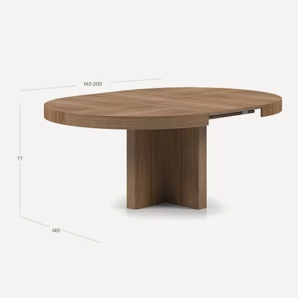 Mesa Ginza 140cm extensible
