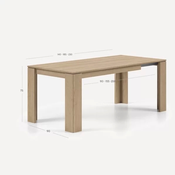Taula Athos 140cm extensible