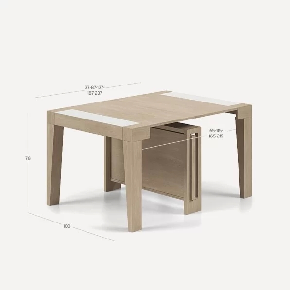 Consola Rodas 100cm extensible