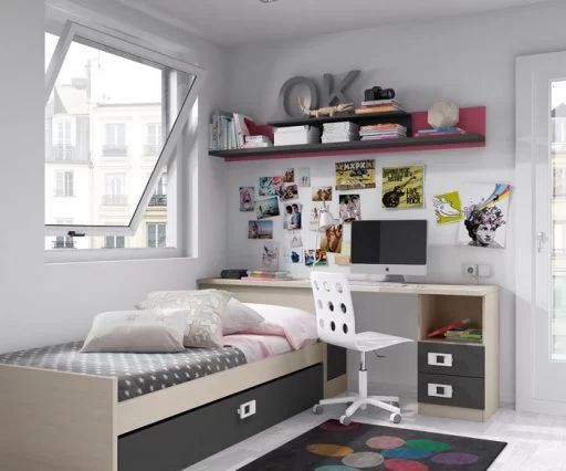 Trucos para decorar habitaciones infantiles. Dormitorio Niu de Kibuc.