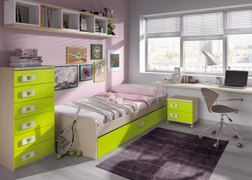 Consejos para iluminar dormitorios infantiles. Dormitorio Niu de Kibuc