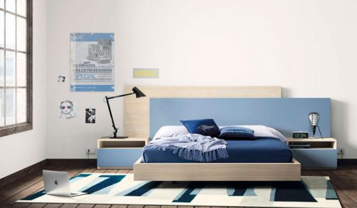 Iluminar el dormitorio. Dormitorio de la colección Nuit de Kibuc