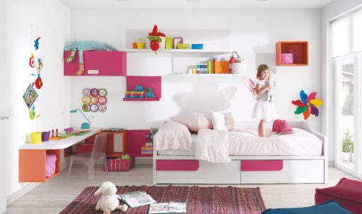 Consejos para iluminar dormitorios infantiles. Dormitorio Ringo de Kibuc