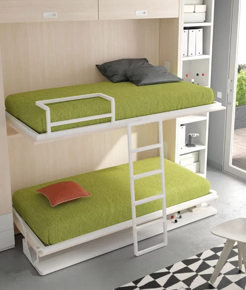 Habitaciones juveniles compactas. Colección Ringo de Kibuc.