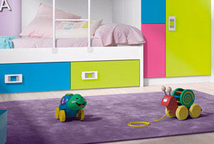 Muebles para guardar juguetes. Viva la Navidad.