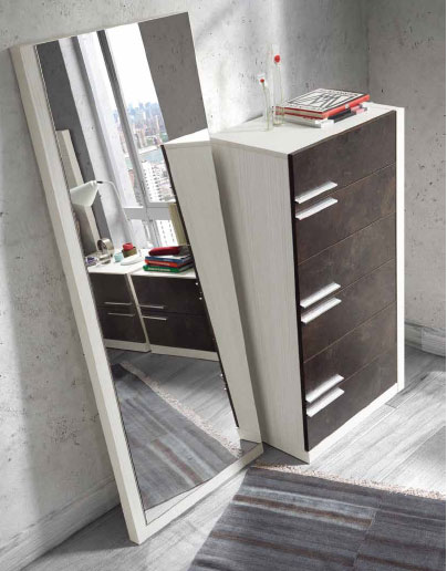 Almacenaje en el dormitorio. Cómoda de la colección Doria de Kibuc.