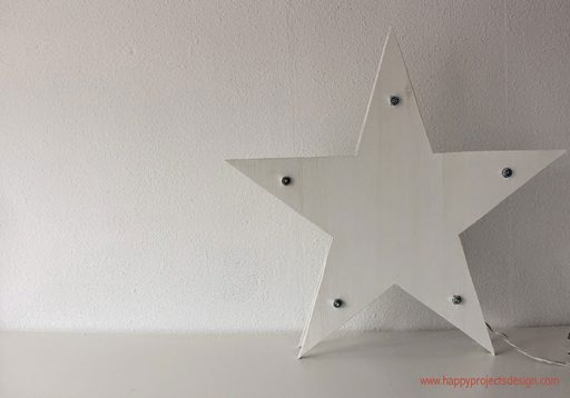 Diy estrella de madera para iluminar la habitación de los niños Diy estrella de madera para iluminar la habitación de los niños
