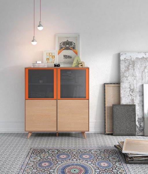 Consejos para organizar un recibidor ordenado y con estilo. Aparador de la colección Transfer