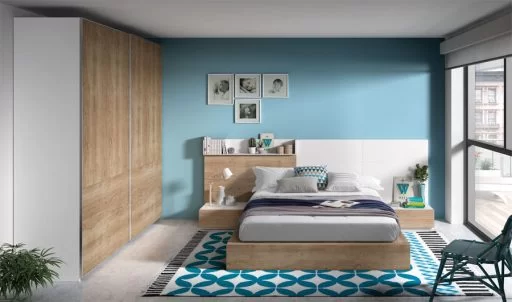 Nos vamos a vivir juntos. Consejos para decorar vuestro primer hogar. Dormitorio de la colección Nuit de Kibuc.