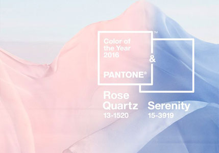 Cómo decorar con los colores Pantone 2016: el cuarzo rosa y el serenity