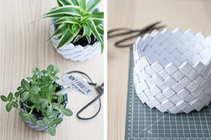 cesta-papel-DIY-min DIY cómo hacer cestas de papel reciclado