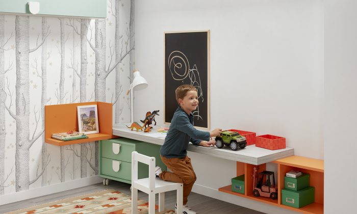 Escritorio de estudio para niños, escritorio pequeño para dormitorio,  escritorio para estudiantes, mesa de esquina simple para el hogar,  escritorio