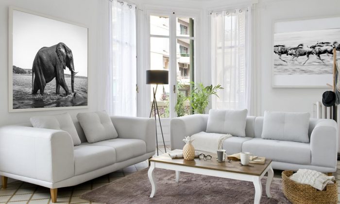 Cómo colocar dos sofás en un salón? | KIBUC