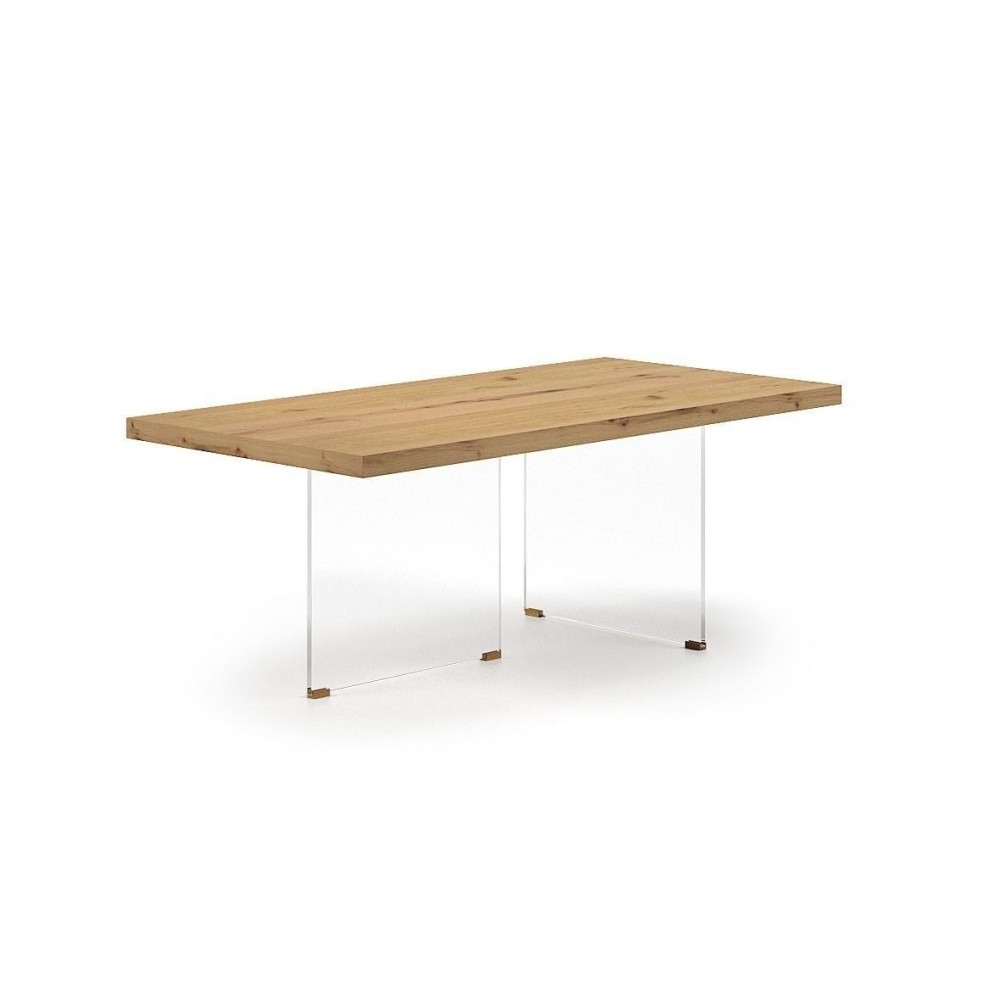 Mesa de comedor patas cristal Aiko