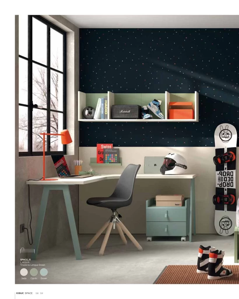 Dormitorio juvenil Space
