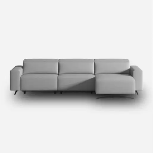 Sofà Amato 3 places chaise longue dreta relax Vetro